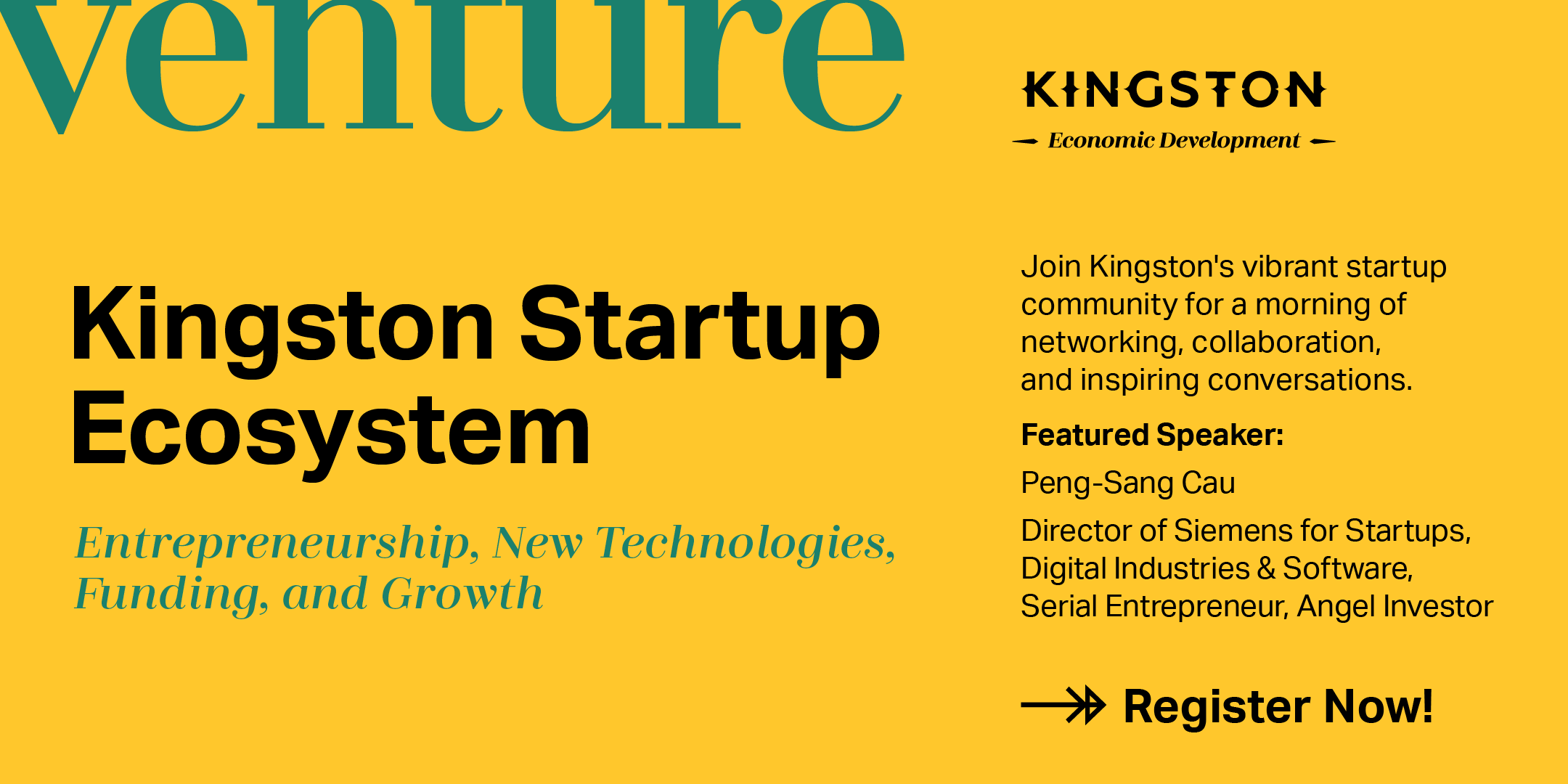 Kingston Startup Ecosystem event cover